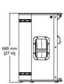 685 mm [27 in]