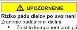 BOSCH KGV39VIEA - Výmena prostredného závesu dverí - 8