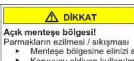 BOSCH KIF52AFF0 - Yassı menteşenin değiştirilmesi - 6