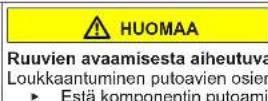 BOSCH KIF52AFF0 - Litteän saranan vaihtaminen - 8