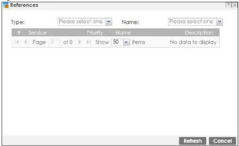 References Type: Please select one Name: Please select one Service Priority Name Description Page of 0 Show 50 items No data to display Refresh Cancel