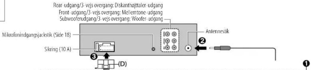 JVC KD-DB622BT - Ledningsføring af KD-T922BT - 1