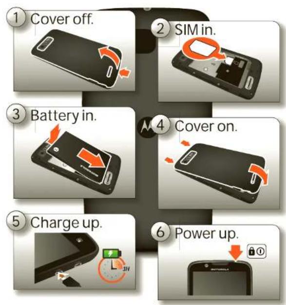 MOTOROLA Atrix 2 - Assemble & Charge - 1