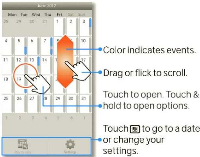MOTOROLA Atrix 2 - Quick Start: Schedule - 1