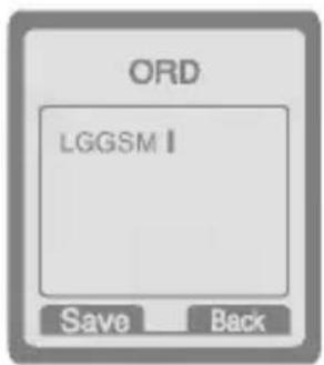 ORD LGGSM I Save Back