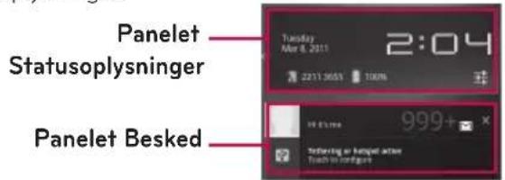 LG Optimus Pad - Åbning og skift af programmer - 2