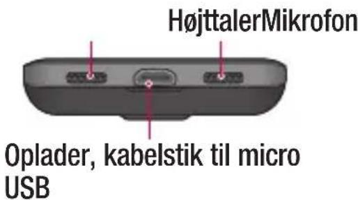 HøjttalerMikrofon Oplader, kabelstik til micro USB