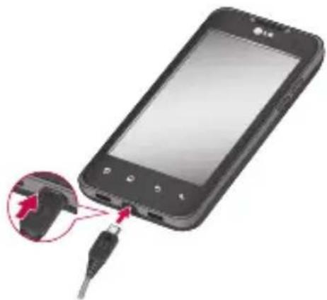LG Optimus 2X - Sätta i SIM-kortet och batteriet - 5