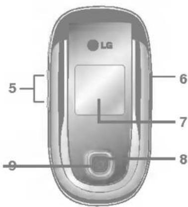 LG F2300 - Side Kamera-tast - 2