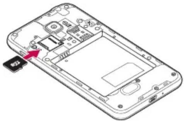 LG Optimus F5 - Så här tar du bort minneskortet på ett säkert sätt: - 1