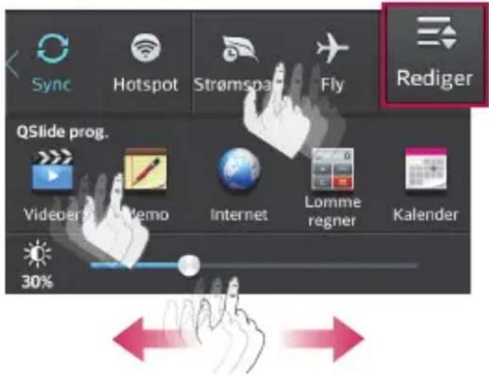 Sync Hotspot Strømspar Fly Rediger QSlide prog. Videnerer Lodemo Internet Lomme regner Kalender 30%