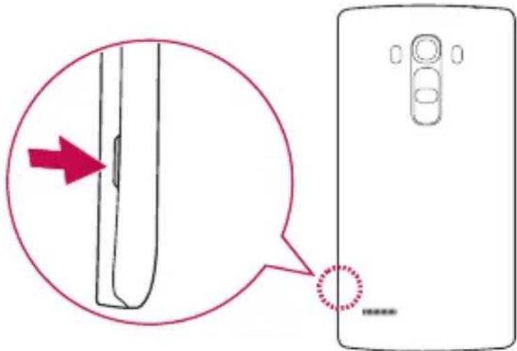 LG G4S - Installerer SIM- eller USIM-kortet og batteriet - 1