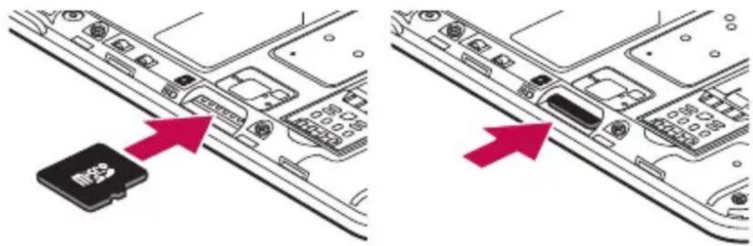 LG G3 Stylus - Sådan isættes et hukommelseskort: - 1