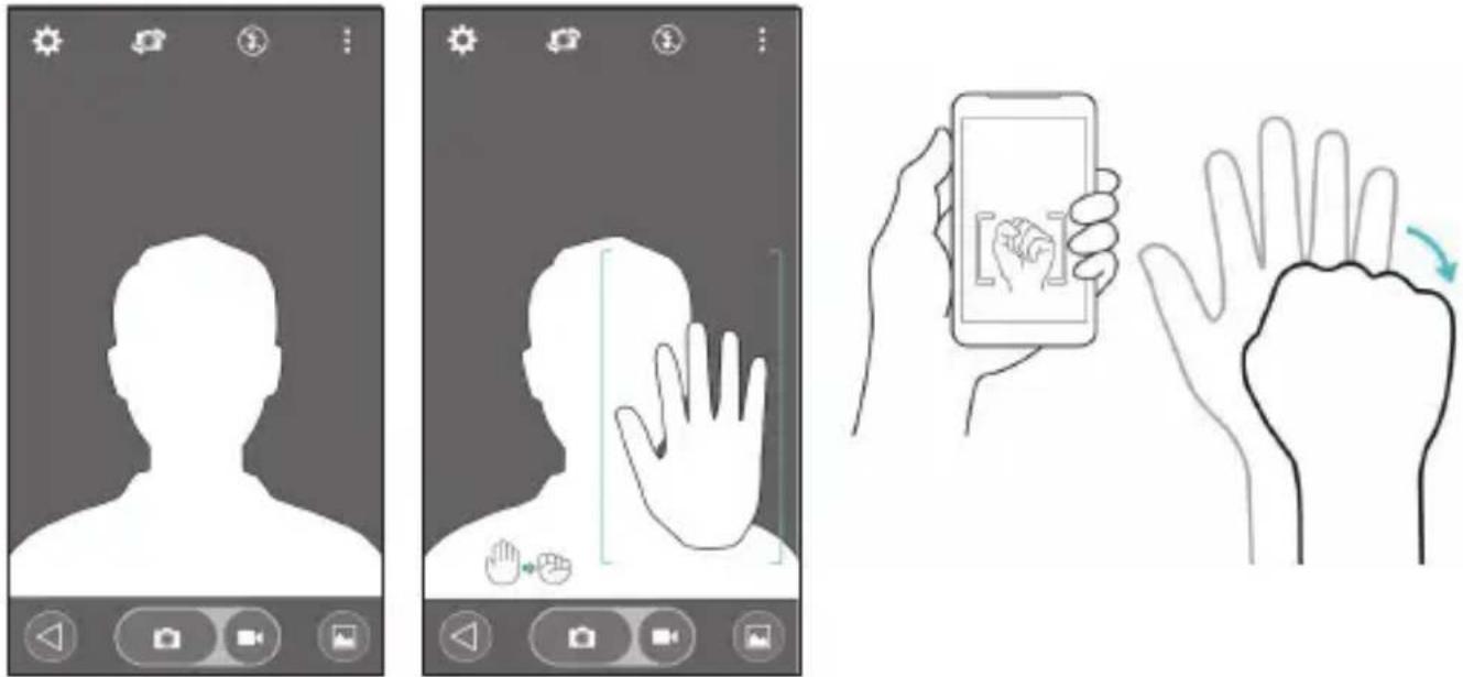 LG F60 - Gesture Shot - 1