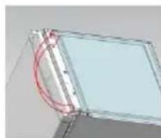 CANDY CKTOS 604WH - INVERSIONE DELL'APERTURA DELLA PORTA - 2