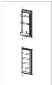 CANDY CMDNB 6186 X - Αντιστροφή της φοράς ανοίγματος των πορτών - 8