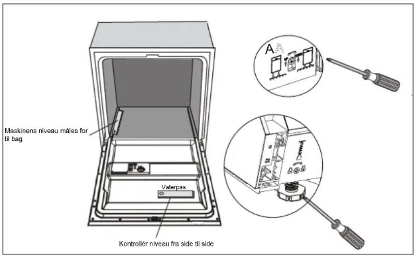 CANDY CDP 2D947X-86 - - Installation af opvaskemaskine trin for trin - 2