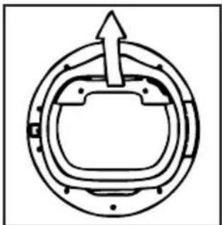 Pure mechanical component diagram without any text, numbers, or symbols