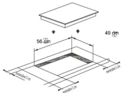 56 cm 49 cm 5 cm 5 cm 5 cm