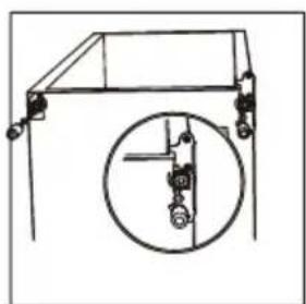 CANDY CHTZ552BK - Changement de sens d'ouverture de la porte - 4