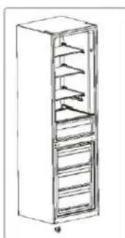 CANDY CVBNM 6182WP/S - Reversing the Door Swing - 9