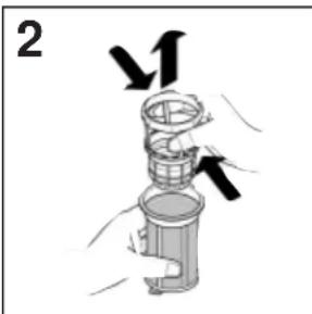Illustration of a hand holding a mechanical device with arrows indicating motion.