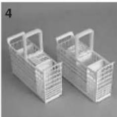 CANDY CDS 210 N-S - Øverste kurv (fig. 2) - 1
