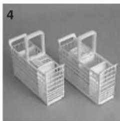 CANDY CDF 622X-86S - ∅verste kurv (fig. 2) - 1