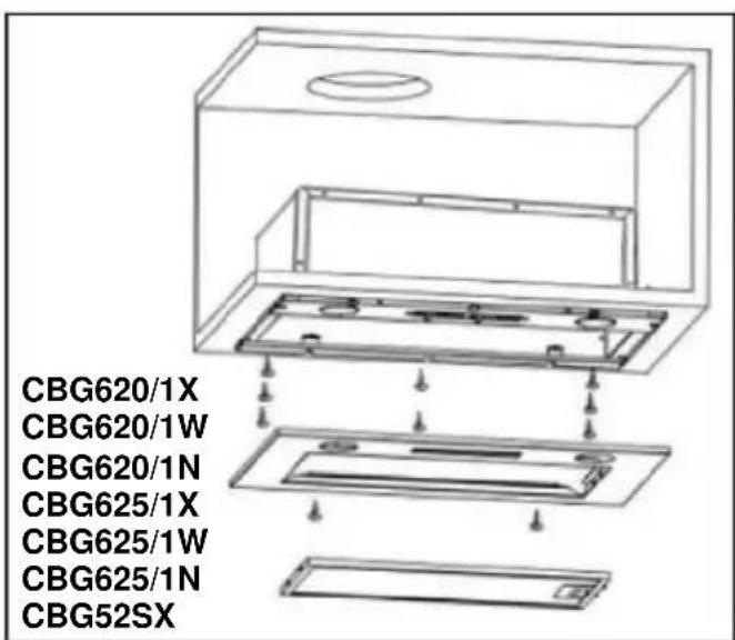 CANDY CBG625/1W - Especificaciones - 2