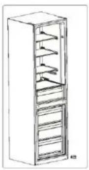 CANDY CVNB 6184W/S1 - Inversione del senso di apertura degli sportelli - 6