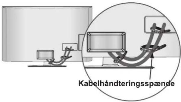 Kabelhändteringsspænde