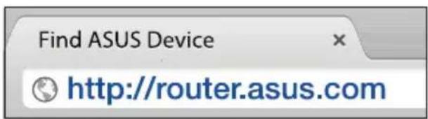 Find ASUS Device http://router.asus.com