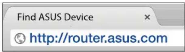 Find ASUS Device http://router.asus.com