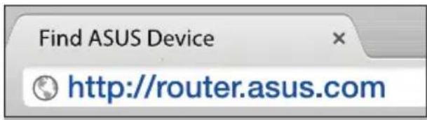 Find ASUS Device http://router.asus.com