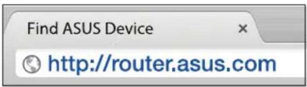 Find ASUS Device http://router.asus.com