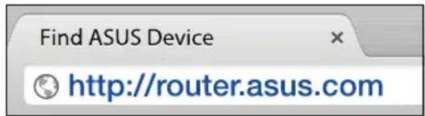 Find ASUS Device http://router.asus.com
