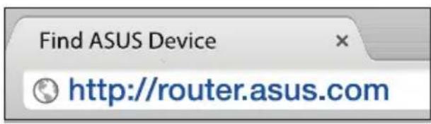 Find ASUS Device http://router.asus.com