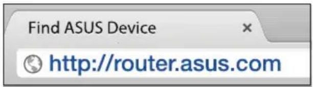 Find ASUS Device http://router.asus.com