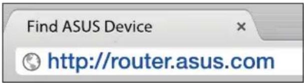Find ASUS Device http://router.asus.com