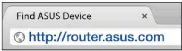 Find ASUS Device http://router.asus.com