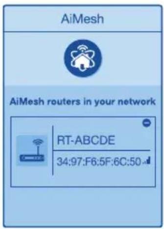 AiMesh AiMesh routers in your network RT-ABCDE 34:97:F6:5F:6C:50