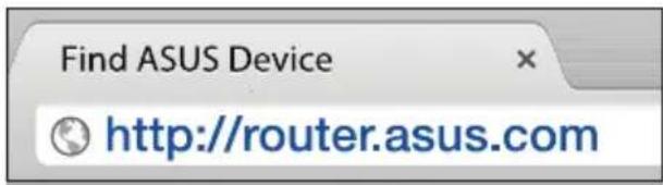 Find ASUS Device http://router.asus.com