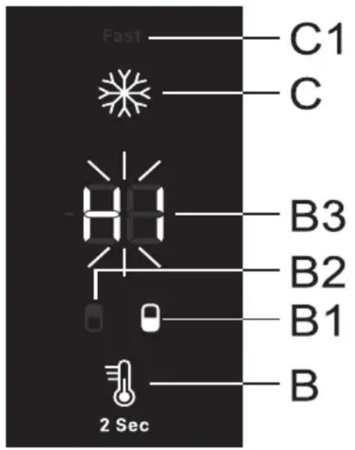 SMEG FC20XDNE - ALARM VED FOR H∅J TEMPERATUR - 1