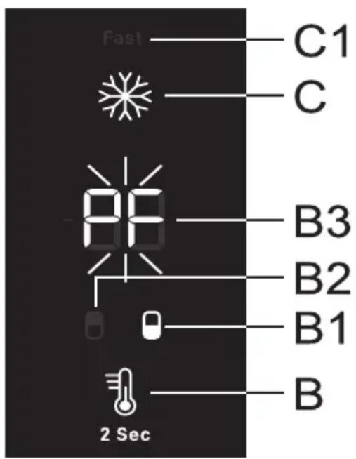 SMEG FC20XDNE - ALARM FOR ÅBEN D∅R - 1