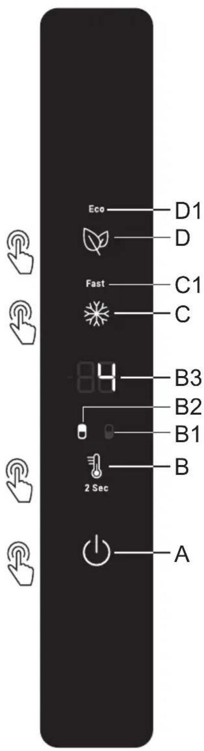 SMEG FC20XDNE - B Fryser - 1