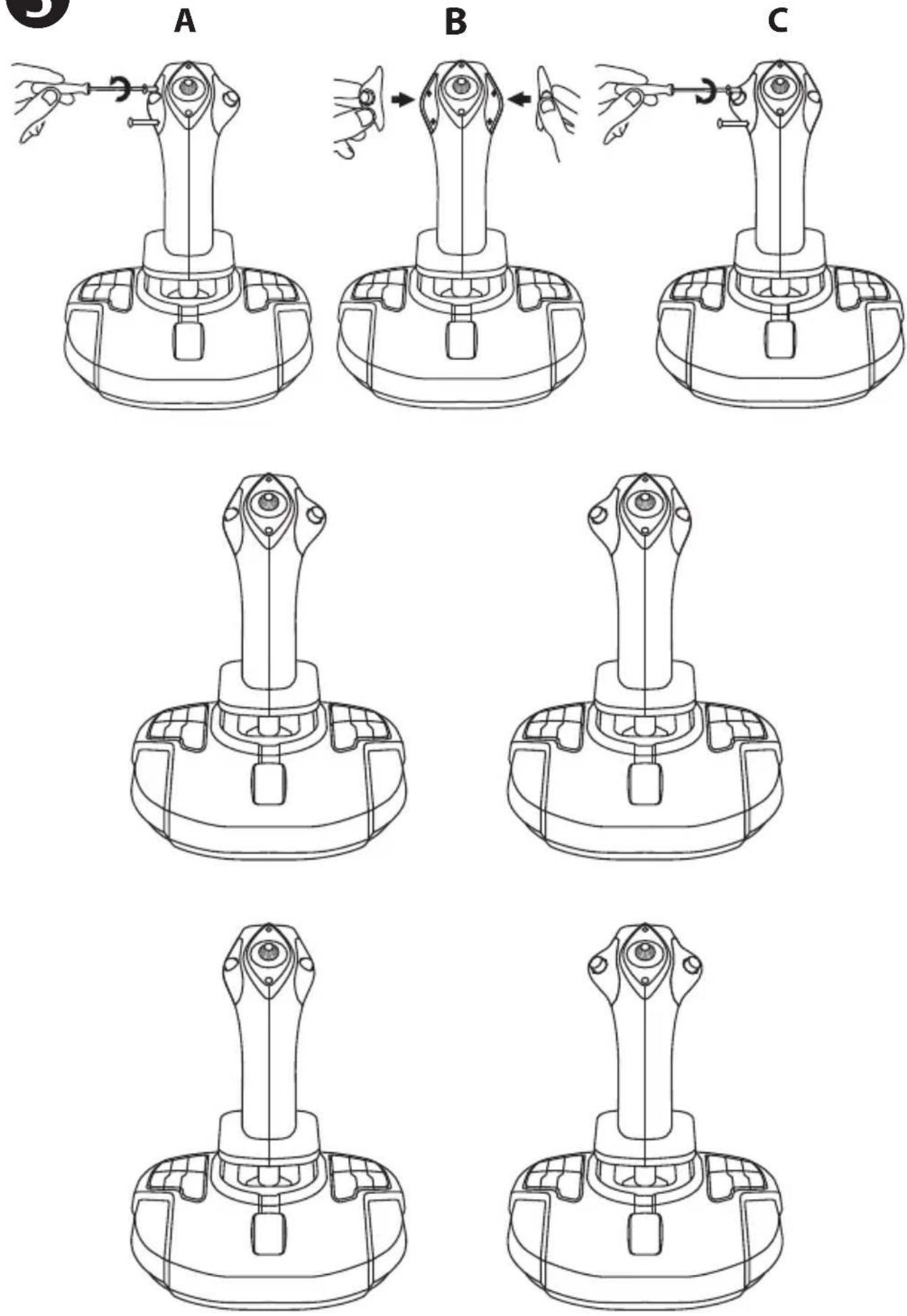 THRUSTMASTER TCA Sidestick Airbus Edition - DIREITOS DE AUTOR - 3
