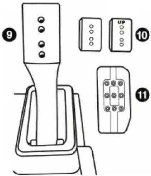 THRUSTMASTER T-LCM Pedals - 踏板臂和踏板头 - 1