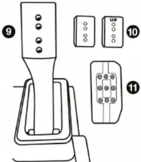 THRUSTMASTER T-LCM Pedals - Braços e cabeças dos pedais - 1