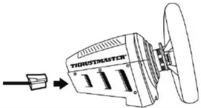 THRUSTMASTER T-LCM Pedals - THRUSTMASTER 스티어링 핸들 베이스로 폐달 세트 사용하기 = 탈착식 RJ12 케이블 (2) 필요 - 1