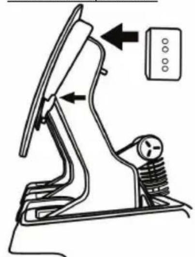 THRUSTMASTER T-LCM Pedals - Poljinten kallistuksen säätäminen - 2